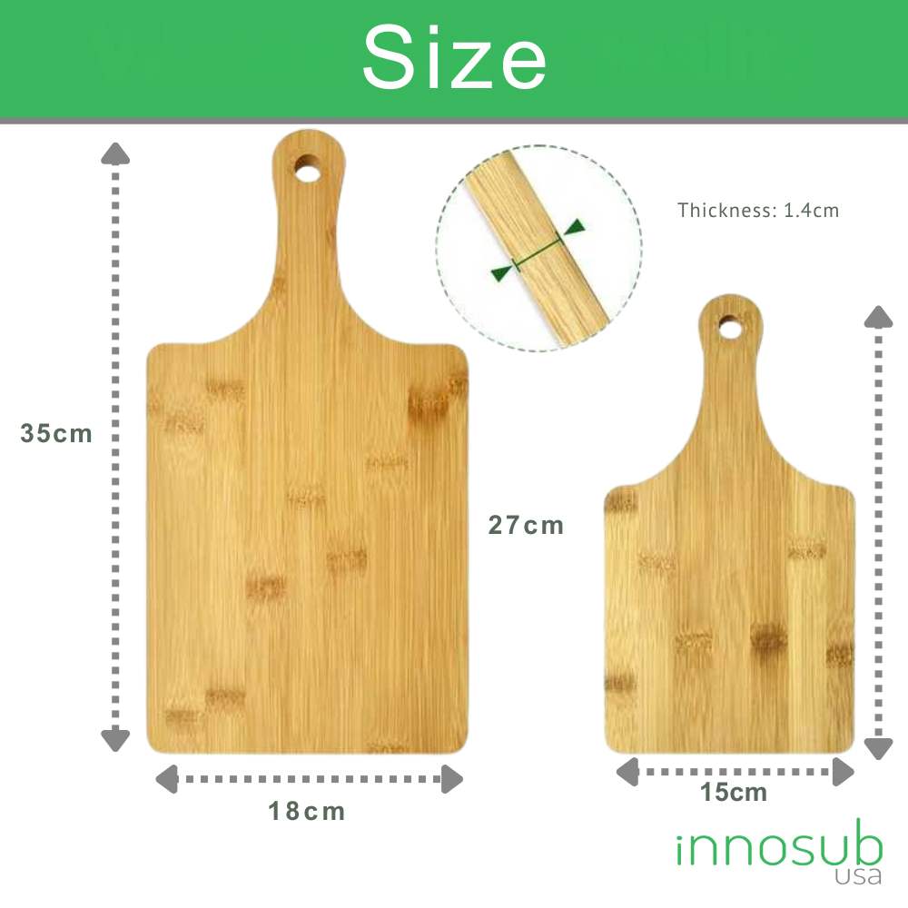 Sublimatin Blanks Pizza plate Wood board | 35x18cm | 27x15cm