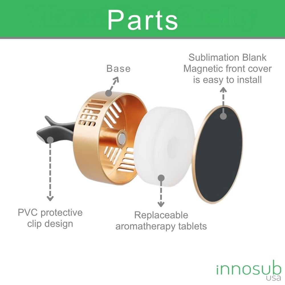 Sublimation Car Air Freshener Blank