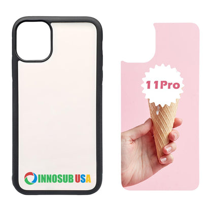 Sublimation Phone Rubber Cases for iPhone 16/15/14/13/12/11 | Aluminum Insert