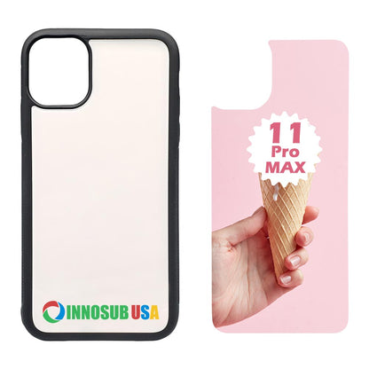 Sublimation Phone Rubber Cases for iPhone 16/15/14/13/12/11 | Aluminum Insert