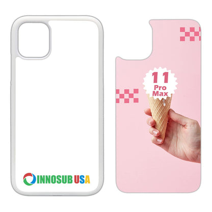 Sublimation Phone Rubber Cases for iPhone 16/15/14/13/12/11 | Aluminum Insert