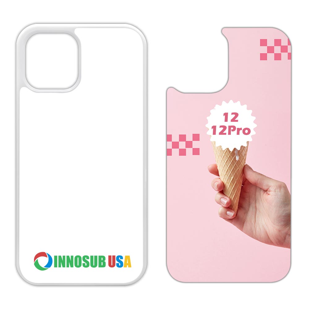 Sublimation Phone Rubber Cases for iPhone 16/15/14/13/12/11 | Aluminum Insert