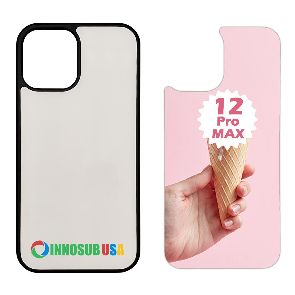 Sublimation Phone Rubber Cases for iPhone 16/15/14/13/12/11 | Aluminum Insert