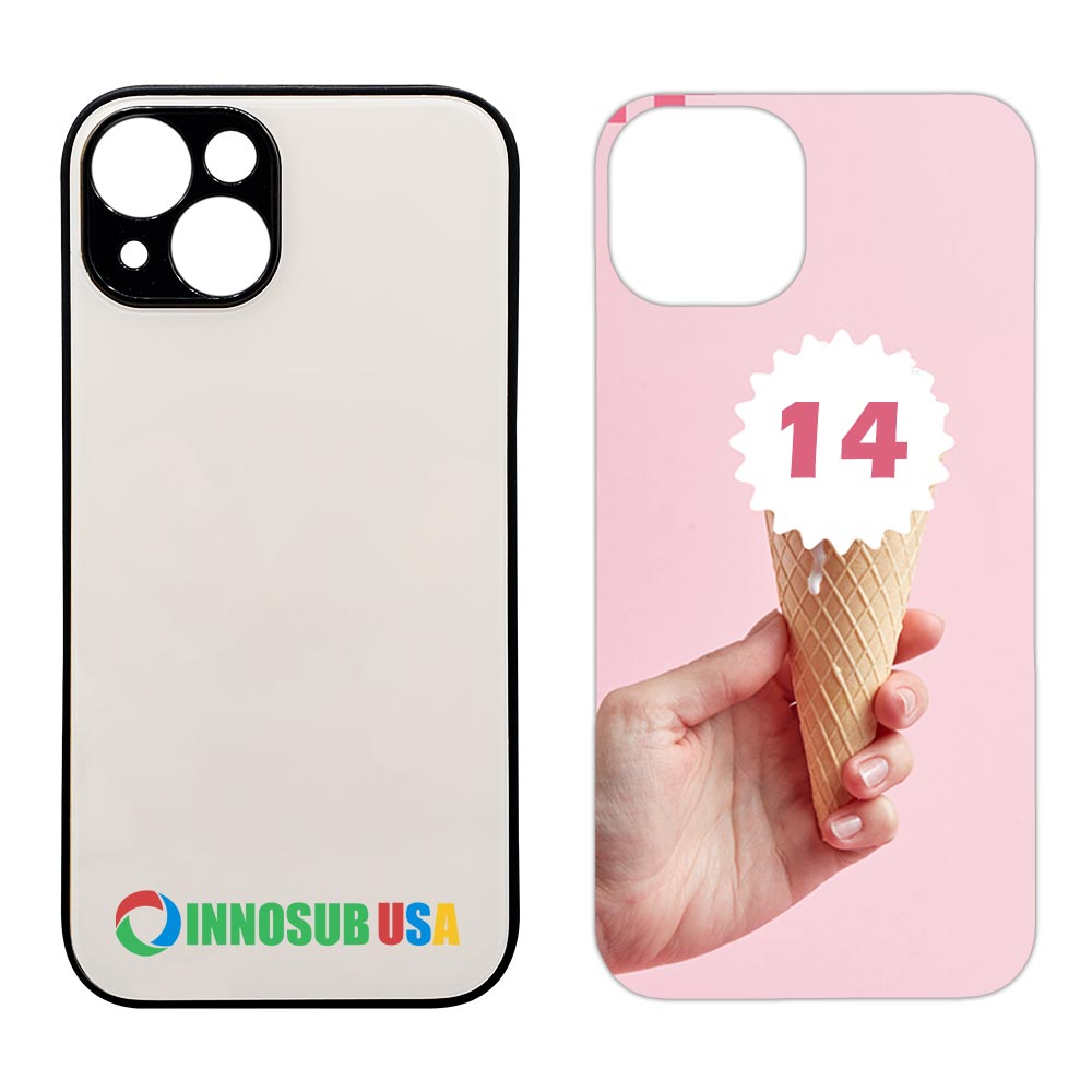 Sublimation Phone Rubber Cases for iPhone 16/15/14/13/12/11 | Aluminum Insert