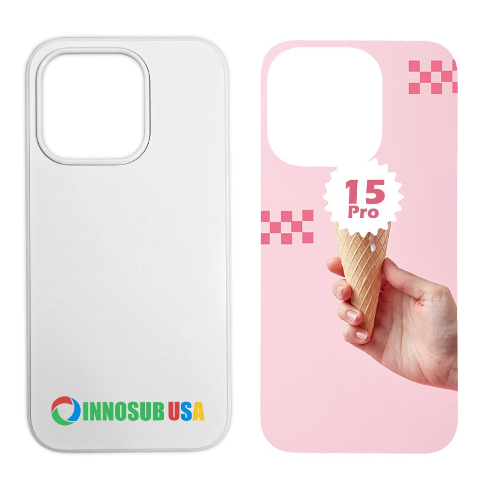 Sublimation Phone Rubber Cases for iPhone 16/15/14/13/12/11 | Aluminum Insert