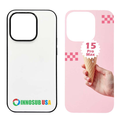 Sublimation Phone Rubber Cases for iPhone 16/15/14/13/12/11 | Aluminum Insert