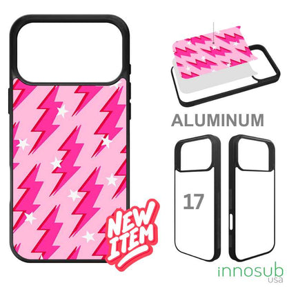 Sublimation Phone Rubber Cases for iPhone 17|16|15|14|13|12|11 - Aluminum Insert