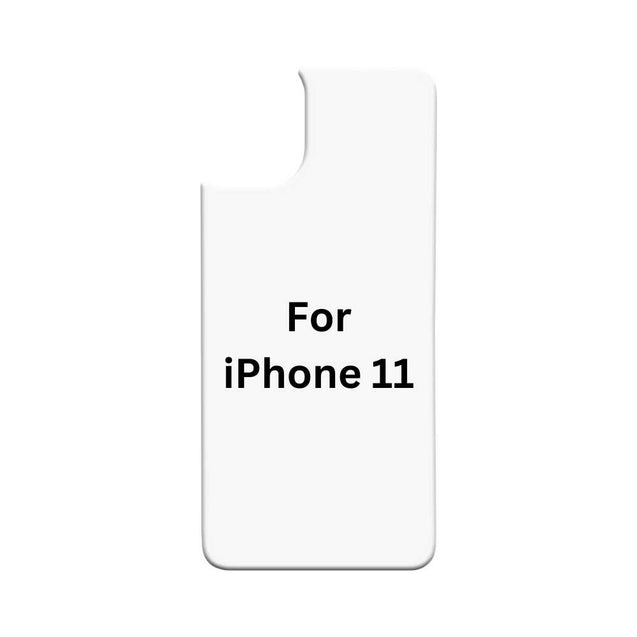 White Glass Spare Inserts for Sublimation Cases Compatible with iPhone - Wireless Charging Compatible