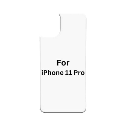 White Glass Spare Inserts for Sublimation Cases Compatible with iPhone - Wireless Charging Compatible