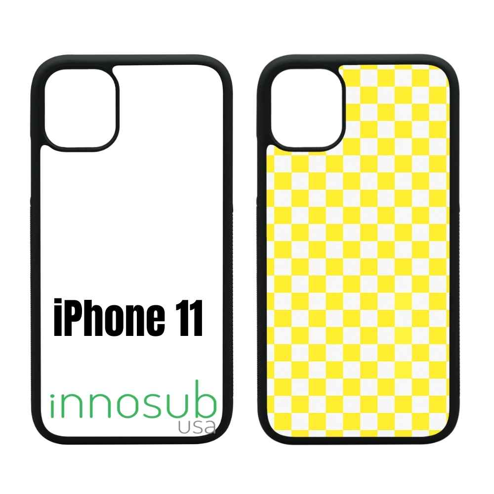 Sublimation Phone Rubber Cases for iPhone 17|16|15|14|13|12|11|Air|Plus|Pro|ProMax - Aluminum Insert