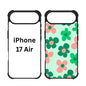 Sublimation Blanks 2D Bumper Anti-Shock Case for iPhone 15|16|17 Series - With White Glossy Aluminum Insert