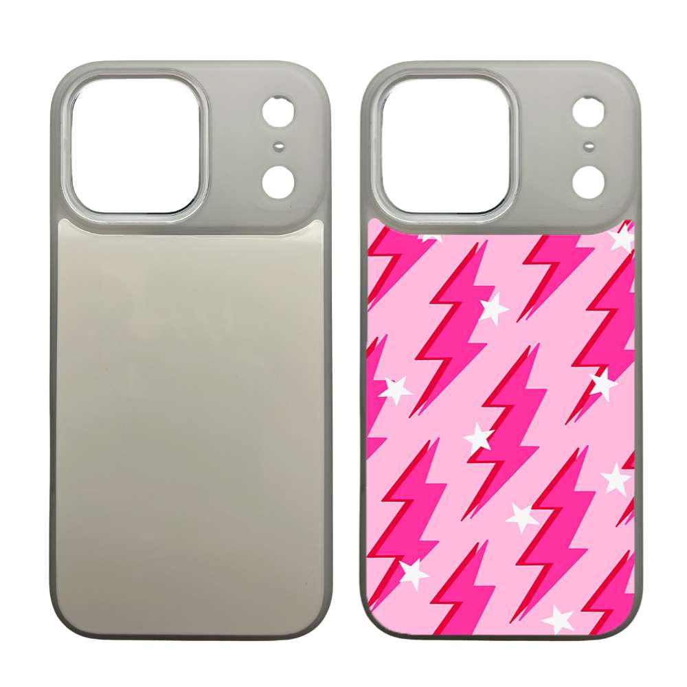 Sublimation Blanks 2D Magnetic Clear Rubber Cases for iPhone 12|13|14|15|16|17|Air|Plus|Pro|Pro Max