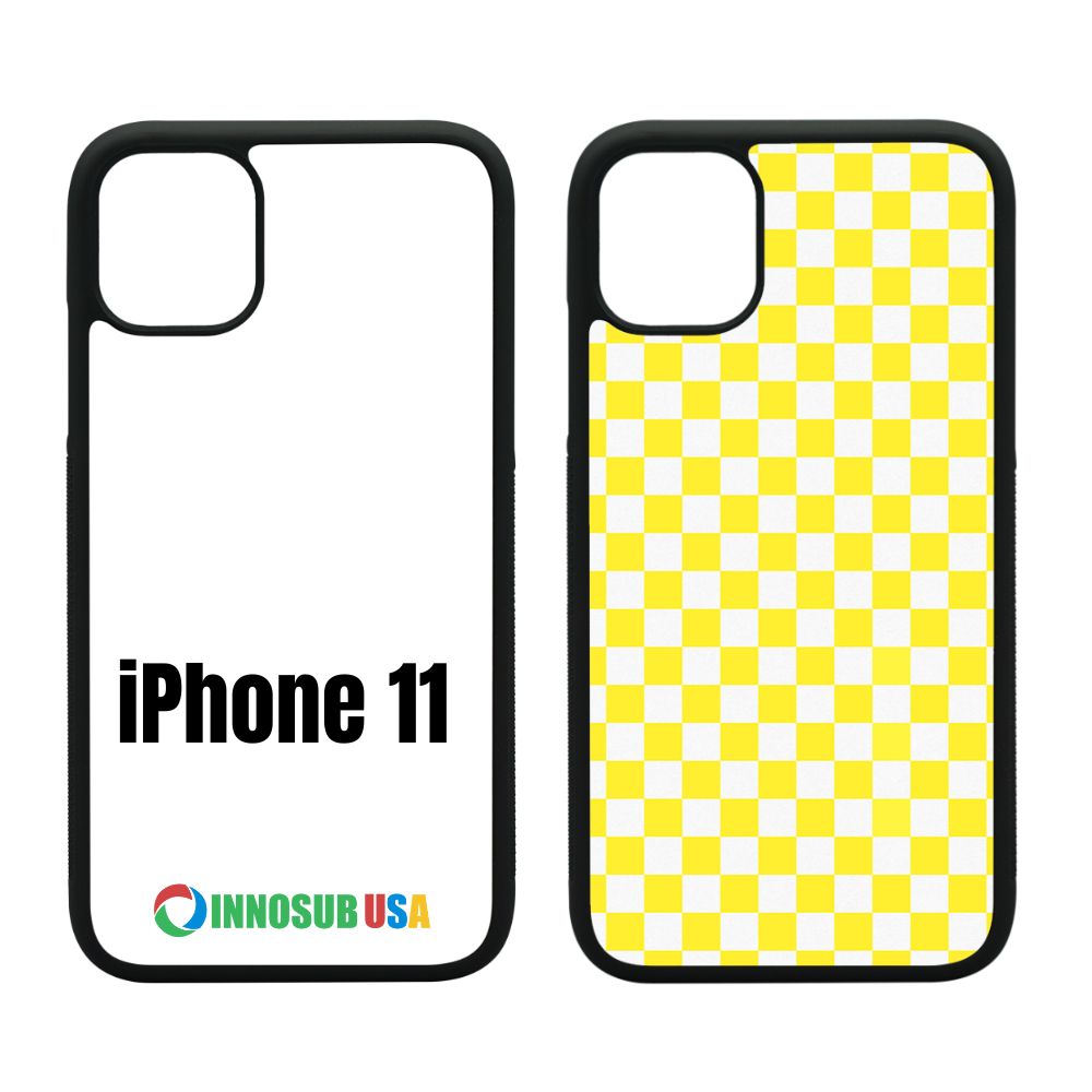 Sublimation Phone Rubber Cases for iPhone 16/15/14/13/12/11 | Aluminum Insert
