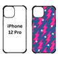 Sublimation Blanks 2D Bumper Anti-Shock Case for iPhone 15/16 Series - With White Glossy Aluminum Insert