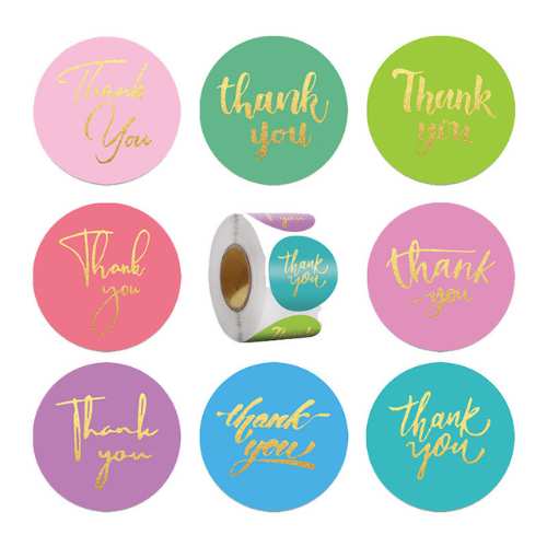 innosub sticker roll thank you 8 designs