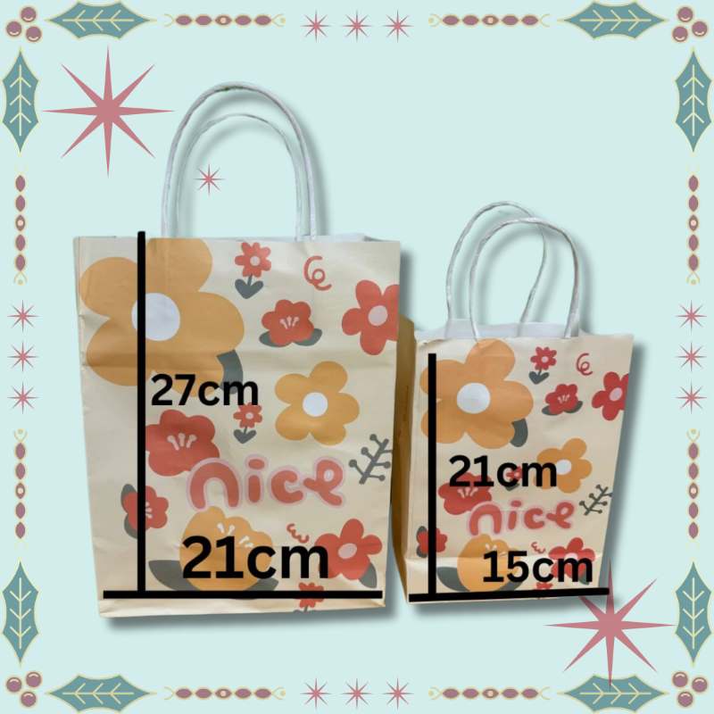 Gift Bag - Nice - in 2 Sizes | 15x8x21cm | 21x11x27cm [K6]