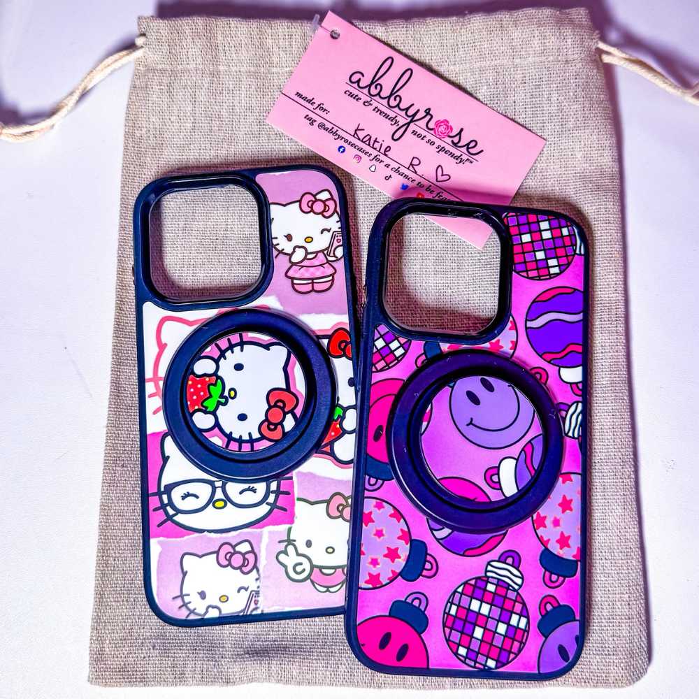 Sublimation Blanks 2D Magnetic Rubber Cases for iPhone 15|16|Pro|Pro Max