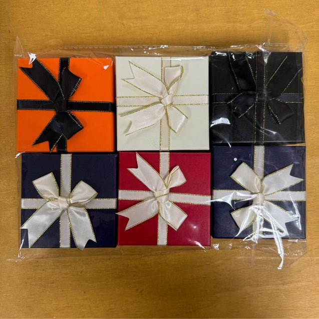 Colorful Gift Box-9x9cm - Red | White | Black | Orange | Green [K8]