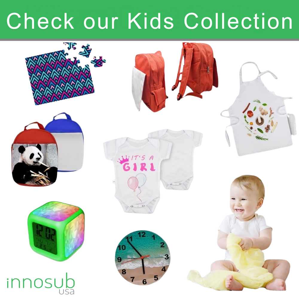 Sublimation Blank Baby Onesie Polyester White 100% polyester by INNOSUB USA
