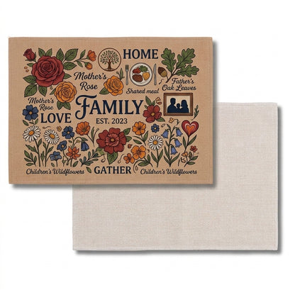 Sublimation Blanks Linen Micro Placemat Large - Rectangle | Double Sided