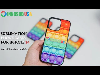 Sublimation Phone Rubber Cases for iPhone 16/15/14/13/12/11 | Aluminum Insert