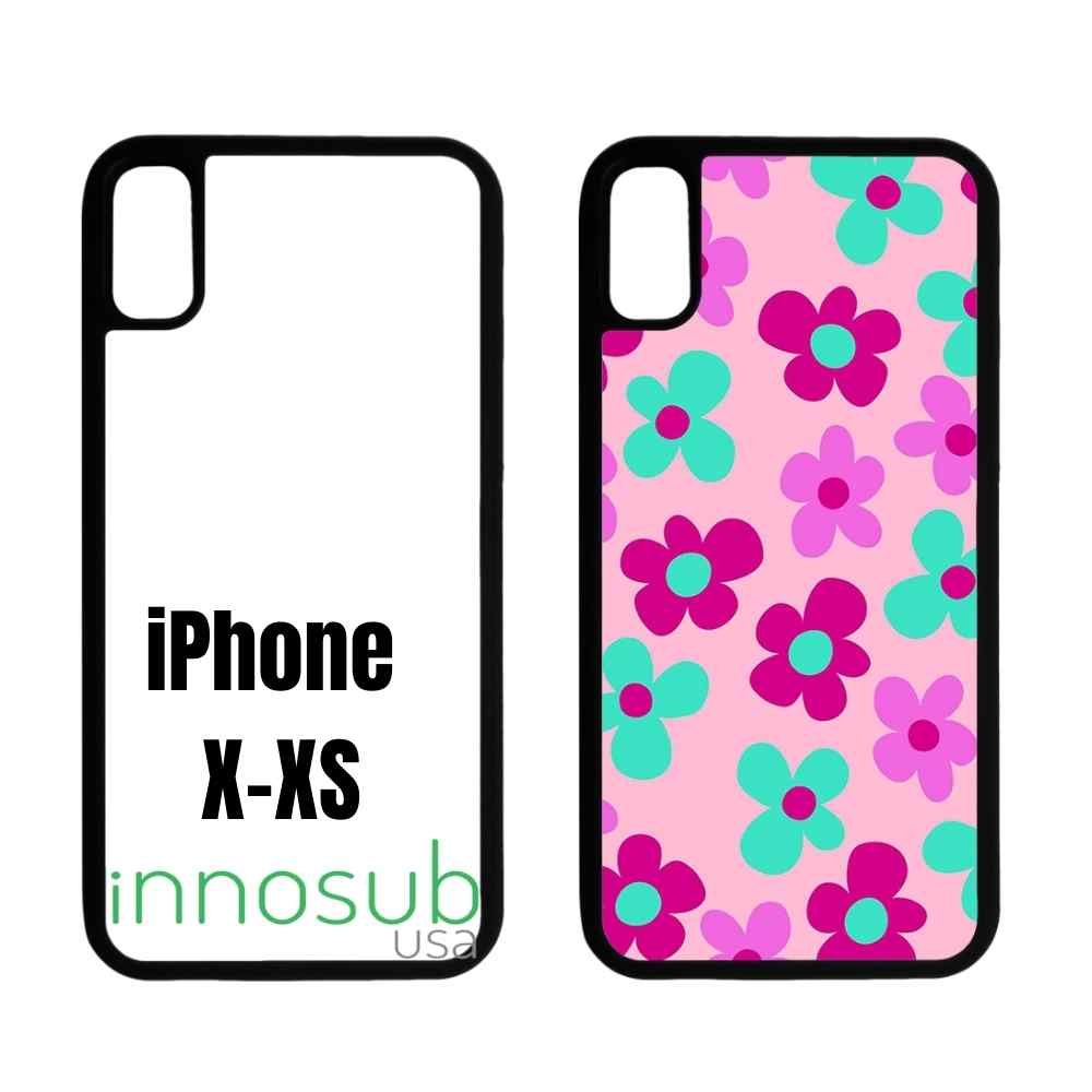 Sublimation Phone Rubber Cases for iPhone 17|16|15|14|13|12|11|Air|Plus|Pro|ProMax - Aluminum Insert