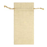 Sublimation Blank Drawstring Bag Faux Burlap, Bottle Sleeve 6.69" x 13.4" by INNOSUB USA