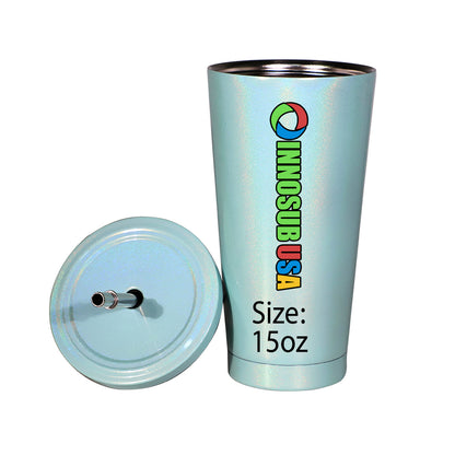 Sublimation tumbler blank white 15 oz