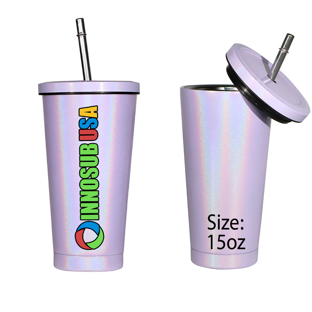 25oz Large Sublimation Sparkling Tumblers Blanks DIY Barrel With Splash  Proof Lid And Plastic Straw, Stainless Steel Double Wall Sxa22 From  Toysmall666, $6.57