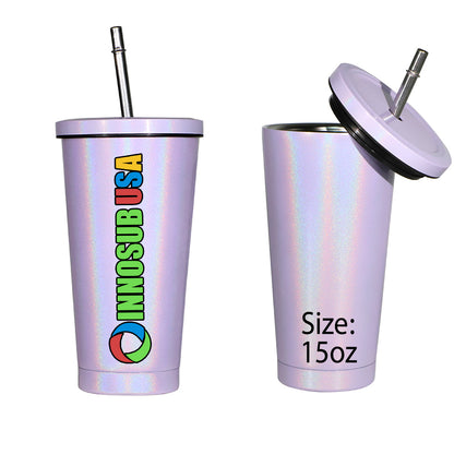 Sublimation tumbler blank purple 15 oz