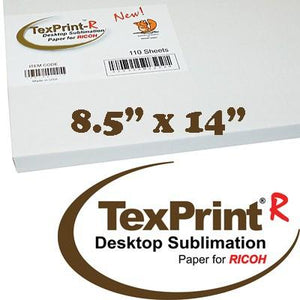 Beaver TexPrint-R Sublimation Heat Transfer Paper 8.5x14