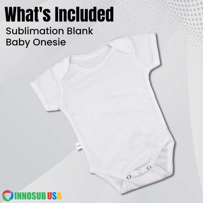 sublimation blank baby onesie by innsub usa