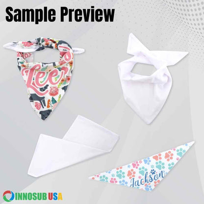 Sbulimation Blank Pet Dog Bandana