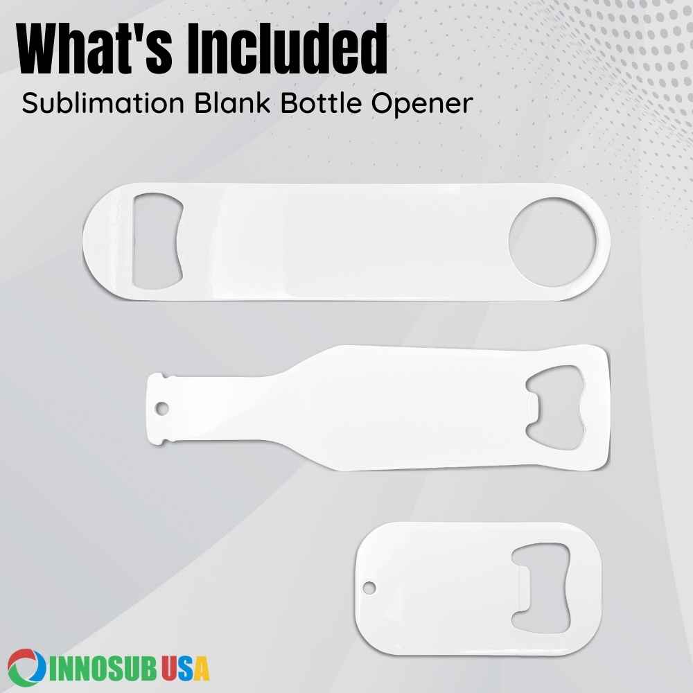 Sublimation Bottle Opener Blank Stainless Steel White 2 Sided - 30% Off  Storewide!