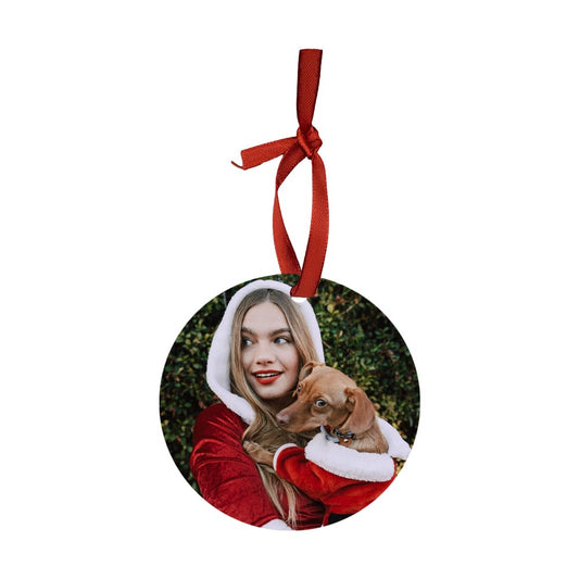 Sublimation Ornament Double-sided  Aluminum - Round 3.5-4.5" by INNOSUB USA