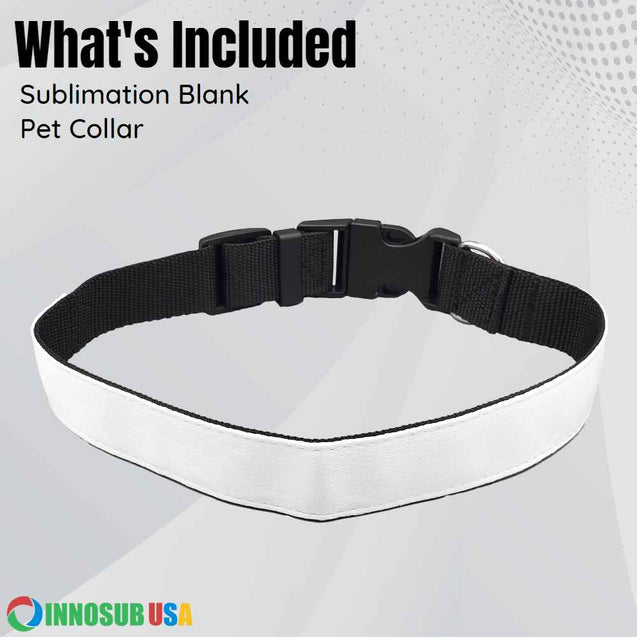 Sublimation Blank Pet Dog Collar by INNOSUB USA