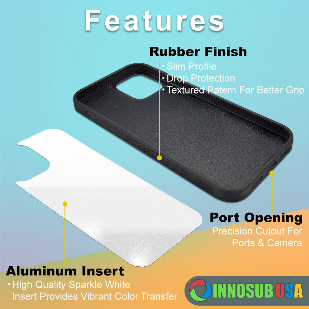 innosub usa Sublimation Blank iPhone Case 11 12 13 14 