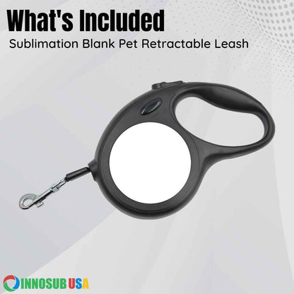 Sublimation Blank Pet Retractable Leash