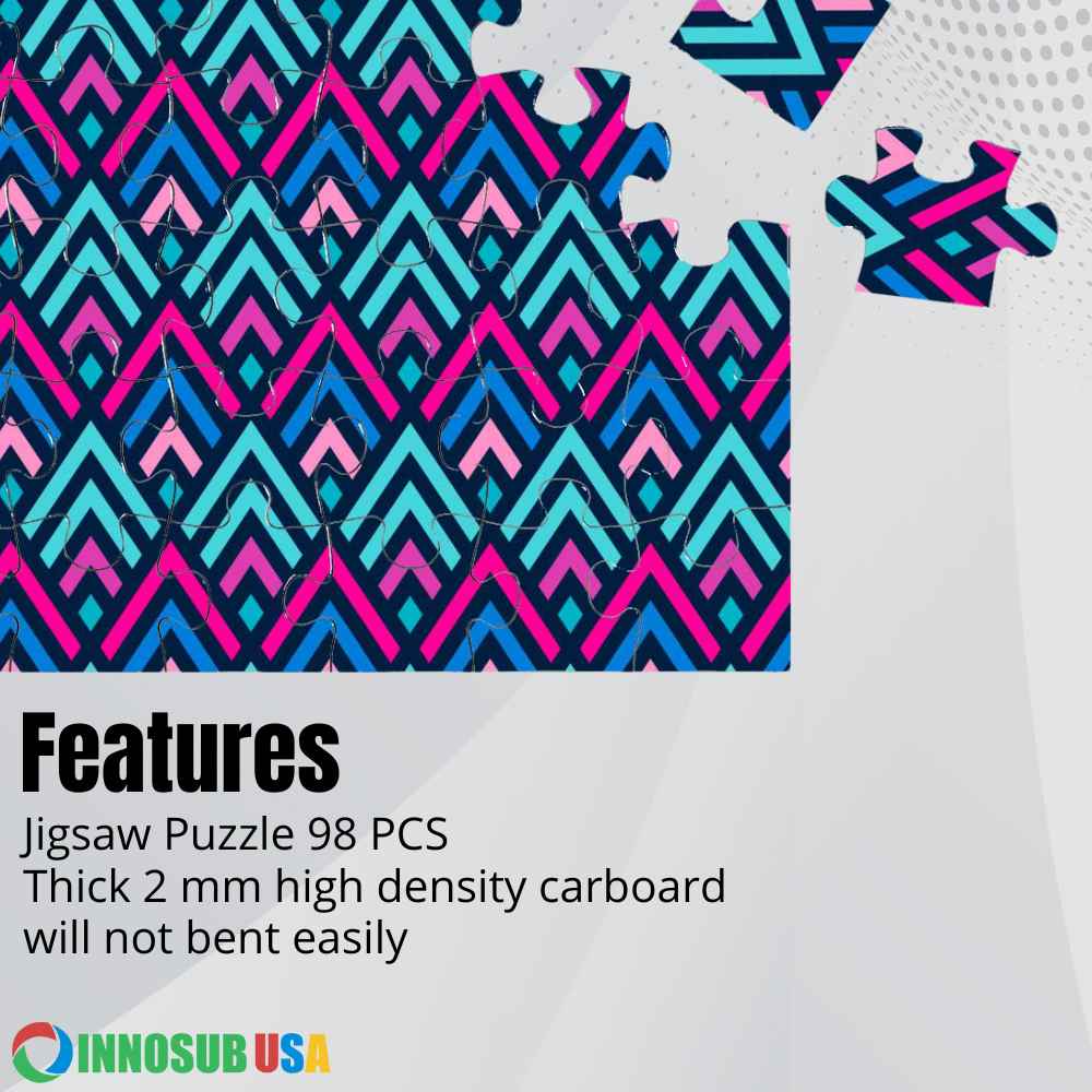 JigSaw Hardboard Puzzle, 4743 sublimation sublimation Hardboard Puzzle,  sublimation puzzle, puzzels for sublimation, Sublimatable, Unisub puzzle