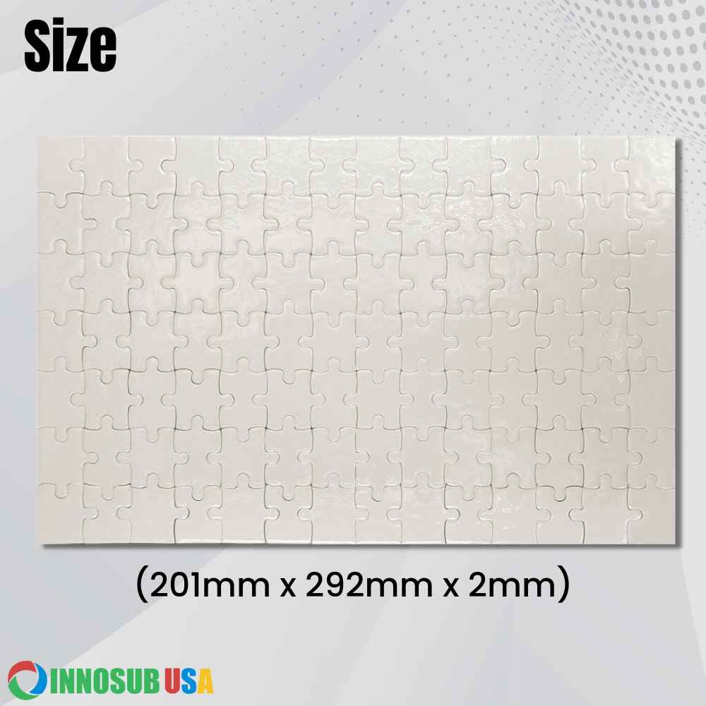 HAKZEON 45 Sets 120 Pcs 8 x 11 Inch Blank Sublimation Jigsaw Puzzles，Heat  Press Transfer Sublimation Puzzle Blanks for DIY Projects, Make Your Own