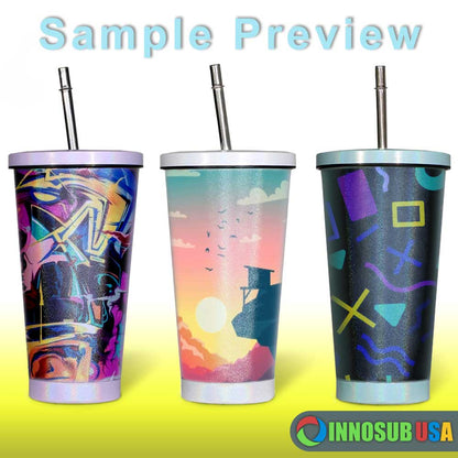 Sublimation tumbler blank white 15 oz