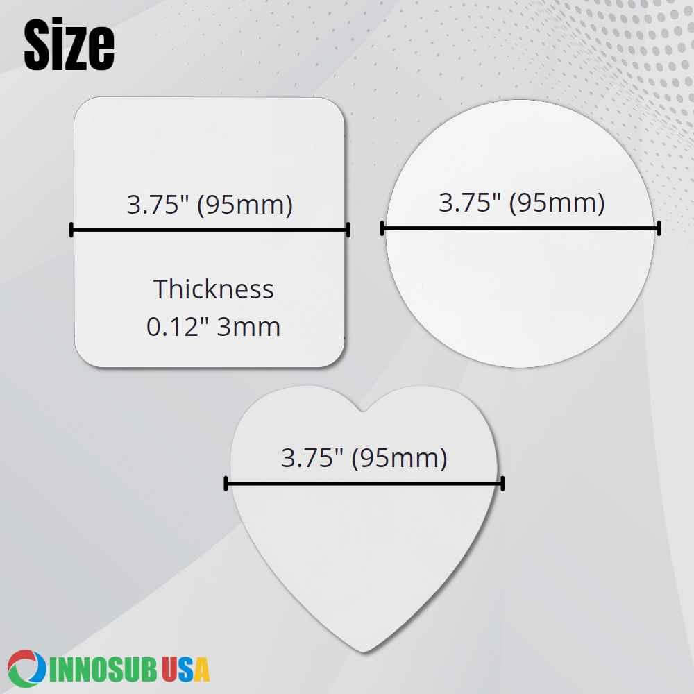 Sublimation MDF Coaster by INNOSUB USA