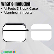 Sublimation Blanks AirPods Case 3/ 2 / 1 / AirPods Pro  | Plastic Case