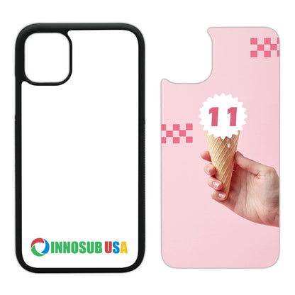 Sublimation Phone Rubber Cases for iPhone 16/15/14/13/12/11 | Aluminum Insert