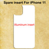 White Aluminum Spare Inserts for Sublimation Cases Compatible with iPhone - All Models