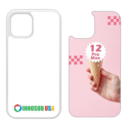 Sublimation Phone Rubber Cases for iPhone 16/15/14/13/12/11 | Aluminum Insert