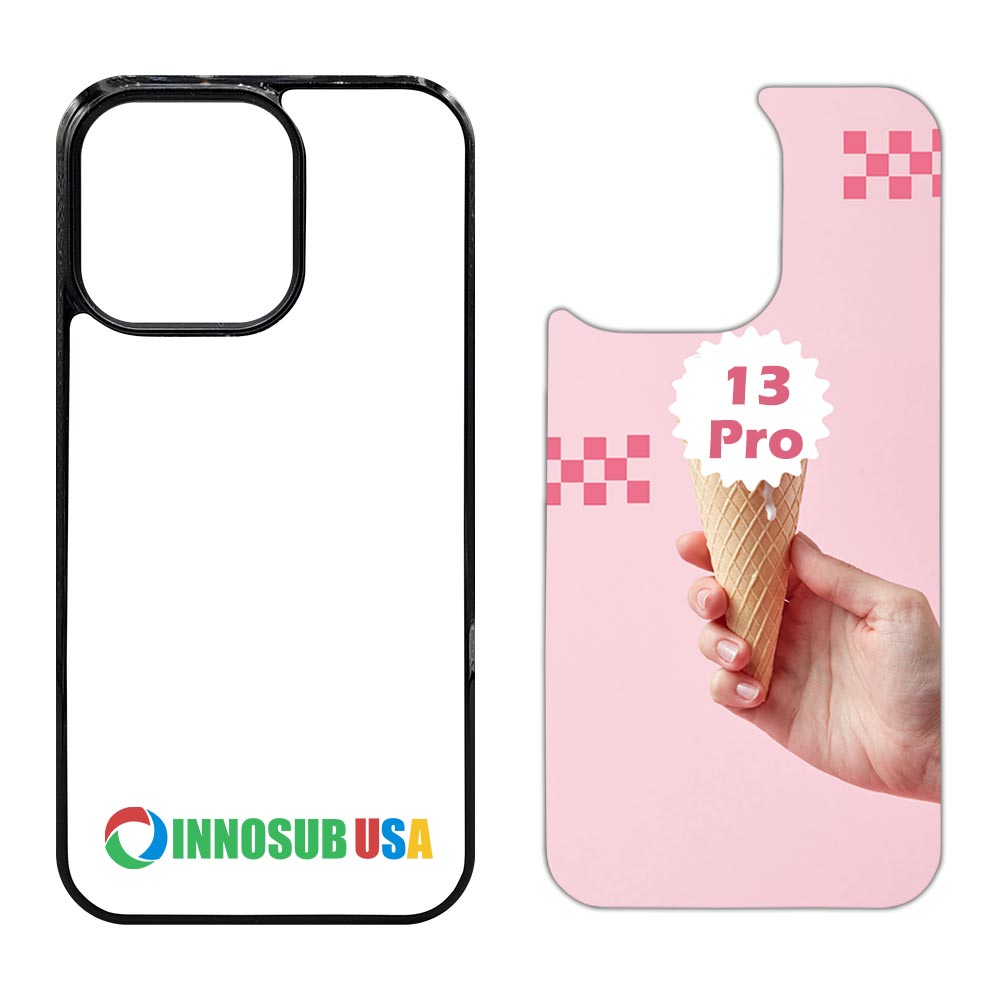 Sublimation Phone Rubber Cases for iPhone 16/15/14/13/12/11 | Aluminum Insert