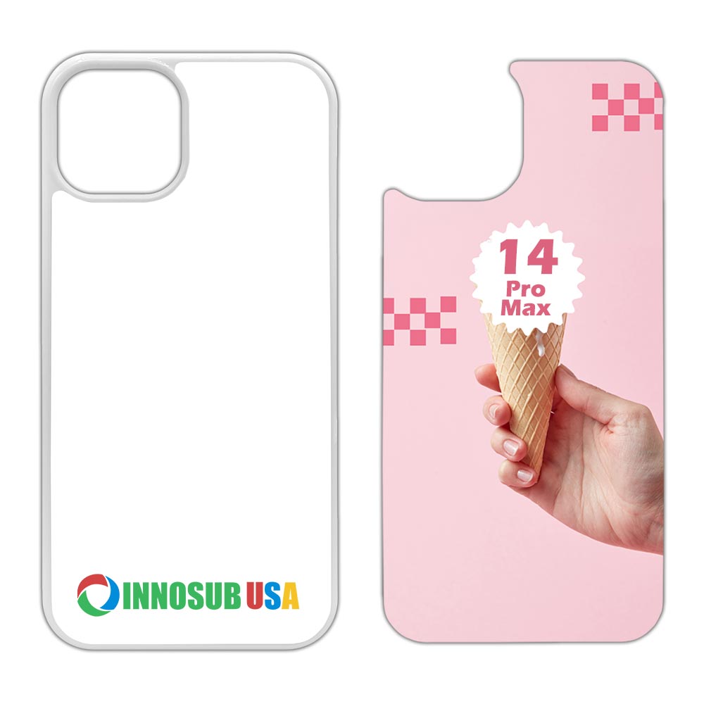 Sublimation Phone Rubber Cases for iPhone 16/15/14/13/12/11 | Aluminum Insert