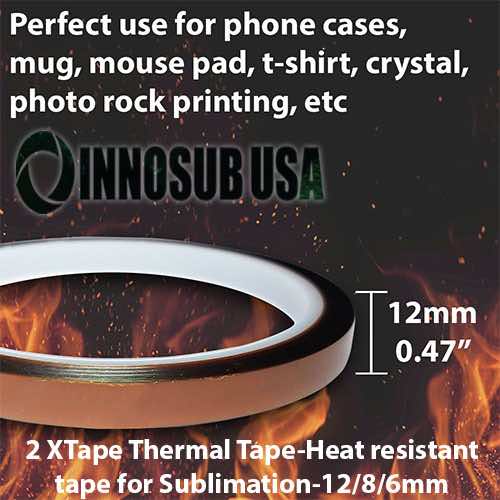 INNOSUB USA Sublimation Tape 8/12 mm